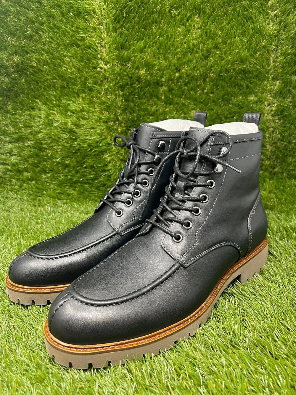NWB Men's 10M Vince Camuto Kameil Black Waterproof Boots
